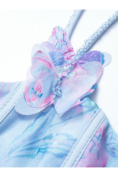 femi9 butterfly embroidered dress