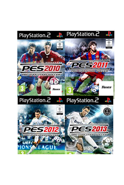 Tigdes Playstatıon 2 Pes Futbol Oyunları 10-11-12-13- 4 Oyun Bir Arada Sadece Çipli Cihazlar Için