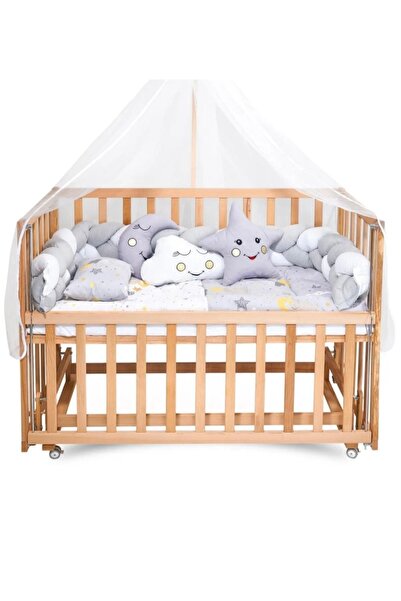 dadams baby مجموعة غطاء لحاف حماية للروضة منسوجة