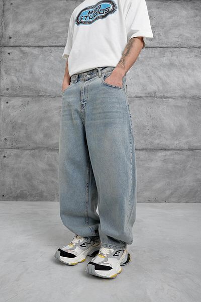 NOMARC Μπλε MB Relax Baggy Jean