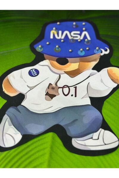 Gönülden Tasarım NALIKOVANJE NASA-INE MESAČEVE ZNAČKE SA ŠIKAMA I PERLAMA 27X...