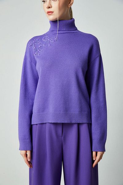 femi9 turtleneck loose pullover