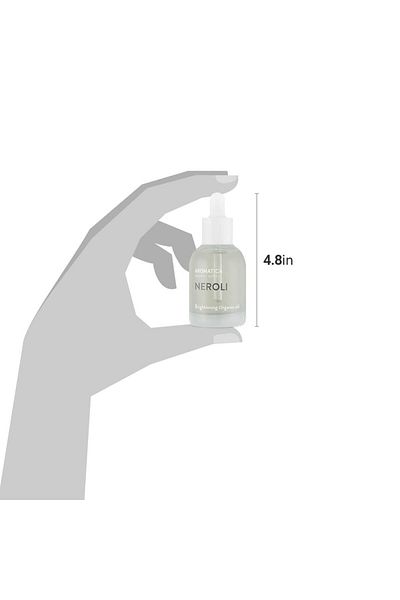 Aromatica Organic Neroli Brightening Facial Oil 1.01oz / 30ml, Vegan