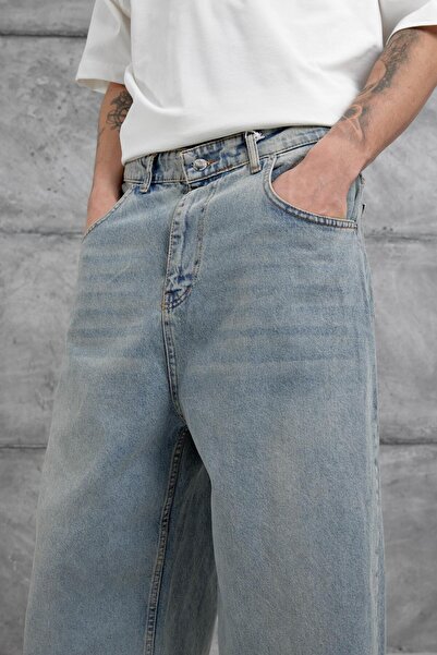 NOMARC Blugi largi MB Relax albastru