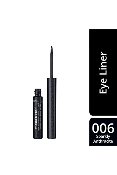 Rimmel Wonder'Proof Waterproof Eyeliner #006-Sparkly Anthracite