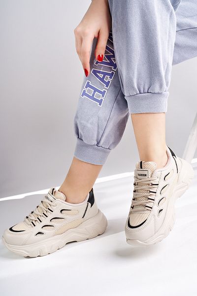 McDark Black Patterned Women's Sneakers - Non-Yellowing Sole, Ultra Light -4