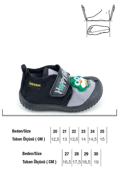 GEZER Full Orthopedic Winter Happy Birds Soft Non-Slip Base Home, Nursery, Kindergarten Slippers