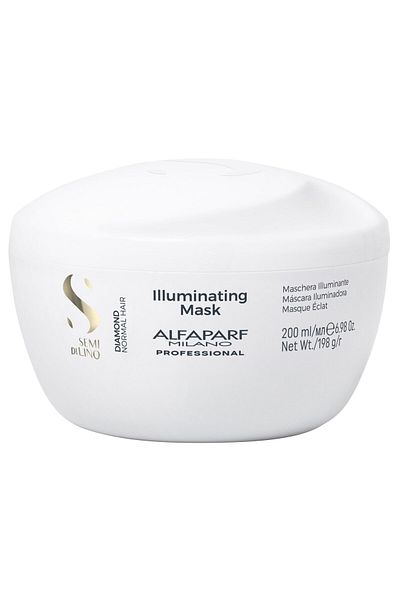 Alfaparf Milano Semi Di Lino Diamond Hair Mask - Deep Conditioning for Damaged & Dry Hair (6.98 oz)