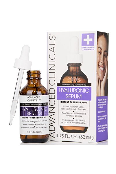 Advanced Clinicals مصل حمض الهيالورونيك النقي - مرطب، مضاد للشيخوخة، التجاعيد...