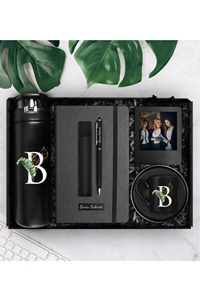 Kişiye Özel Cam Şişe Matara & Porselen Fincan & Defter & Touch Pen Kalem & Fotoğraf Çerçevesi