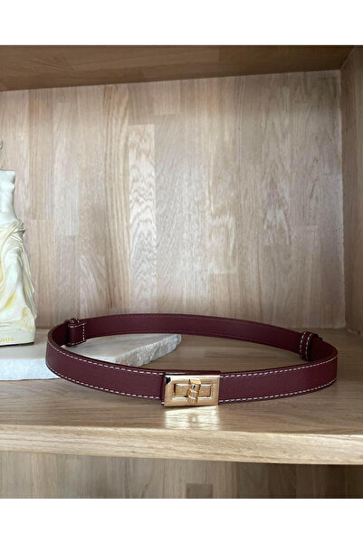 Versla Dikişli Gold Tokalı Kemer Pantolon Kemeri, Elbise Kemeri, Ceket Kemeri...