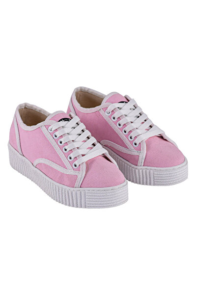 Cotto Shoes Розови ленни дамски ежедневни маратонки