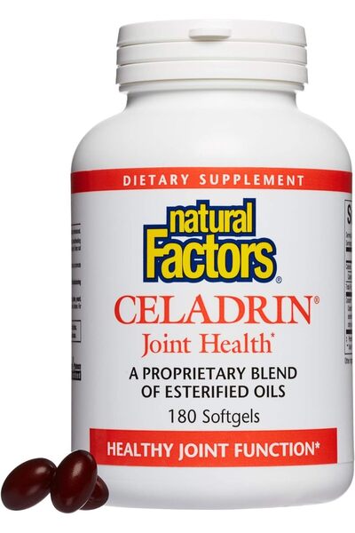 Natural Factors , Celadrin Joint Health, Promotes Flexibility, Mobility and Joint Function, 180 Softgels