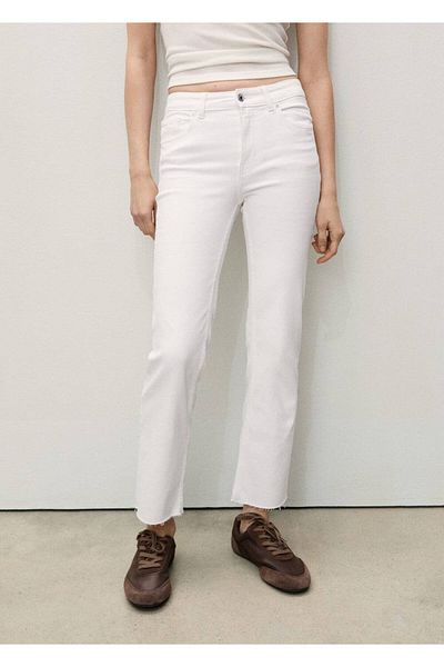 MANGO Woman Sienna flare cropped jeans