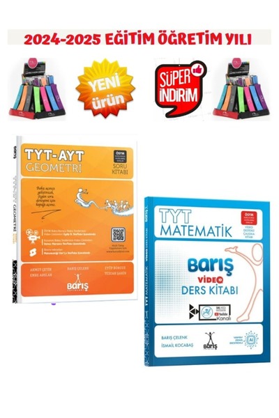 Fenomen Yayıncılık Barış Çelenk Güncel 2025 Tyt Matematik Video Ders+TytAyt G...