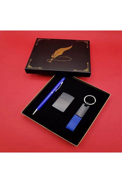 RubyBoutiques Metal Pen Lighter and Keychain - Blc5784-4610