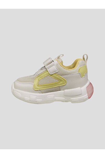 pepino By25-1909 Baby Orthopedic Sports Shoes Cream Yellow