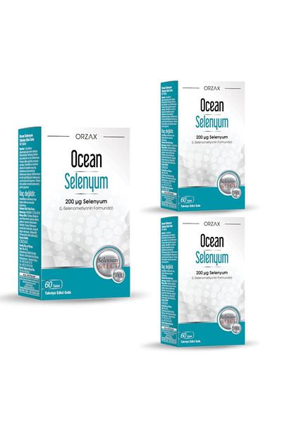 Ocean Selenium 200 Mcg 60 Tablets 3 Pieces