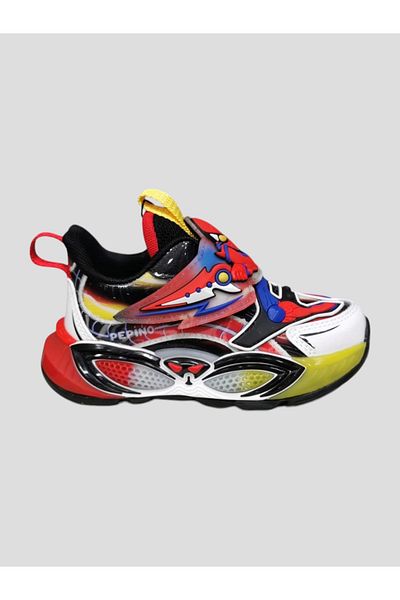 pepino Py25-1943 Orthopedics Children's Sports Sneakers Black Red Yellow