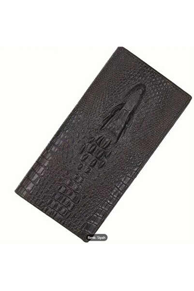 Dgt Luxury Ανδρικό πορτοφόλι Vegan με θέμα το κροκόδειλο, πολλαπλών διαμερισμάτων, συλλογή, δώρο