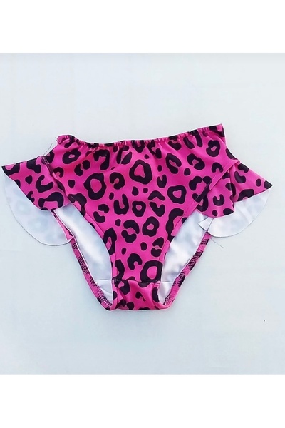 Arya Nisa Kids KIZ ÇOCUK BEBEK BASKILI ÇANTALI BİKİNİ TAKIMI