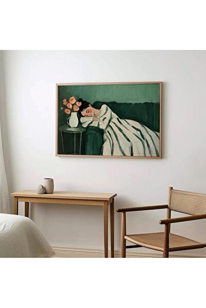 woodhomeworks Tek Bohem Tablo Salon Ofis Dekor Ttk