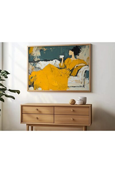 woodhomeworks Tek Bohem Tablo Salon Ofis Dekor Ttk