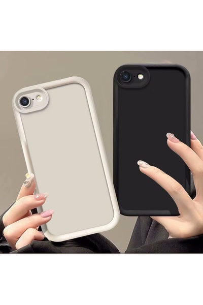 m.tk moveteck حافظة لهاتف Apple iPhone 16e مصنوعة من السيليكون الملون مع حماية للكاميرا وحواف سميكة معلقة