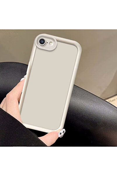 m.tk moveteck Apple iPhone 16E Case Soft Launch Color Silicone with Camera Protection Protruding Thick Edge Coffe