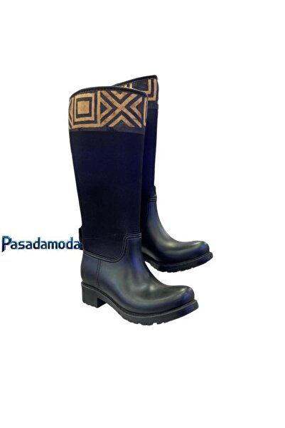 PASADAMODA DESENLİ STREÇLİ YAĞMUR ÇİZMESİ EM-750