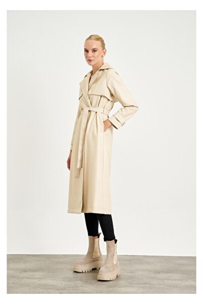 TIFFANY&TOMATO Deri Trençkot