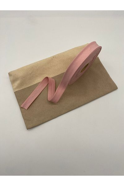 Ak Tuhafiye 100% βαμβάκι (Koton) Piping Powder Pink 25 μέτρα μήκος-2 cm πλάτος-Piping Piping No:64