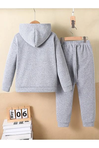 LAND MODA Trending and Creative Design Basketball Letter Printed Hoodie for Boys