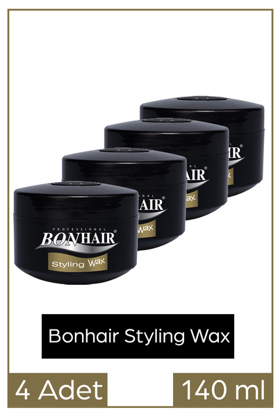 Bonhair Styling Wax 140 ml 4 Adet
