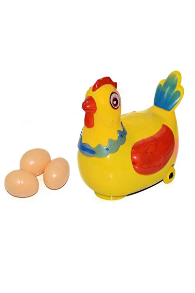 Hyd Oyuncak Yumurtlayan Tavuk Sesli Işıklı Hareketli Pilli Oyuncak Tavuk