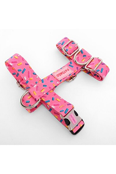 PATİMİO Pink Bones Köpek Göğüs Tasması