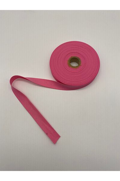 Ak Tuhafiye Cotton (Koton) Piping, Cotton 100%, Piping Pink, 25 Meters, 2 cm Width, Bias Ply