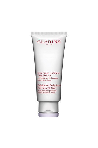 Clarins Exfoliating Body Scrub For Smooth Skin with Bamboo Powders, 204 ml