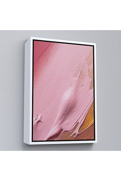 Harita Sepeti Pictură modernă cu aspect de pictură în ulei cu cadru alb