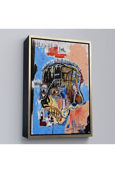 Harita Sepeti Кафява рамка, Жан Мишел Баския, „Без заглавен череп“, изложба от 1981 г.