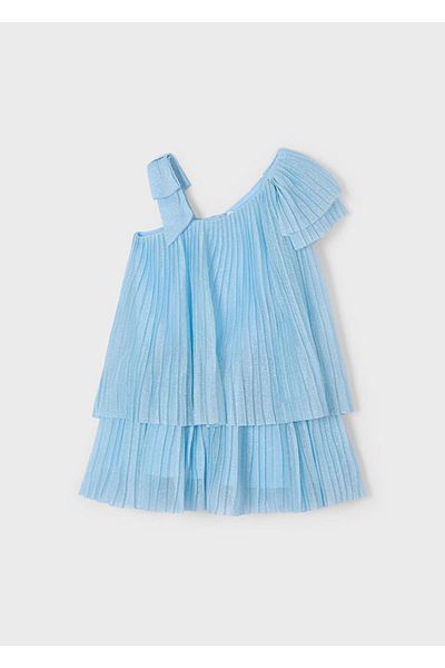 MAYORAL Pleated Tulle Girl's Dress_Mnvs3912