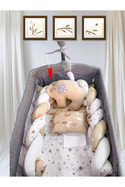 Home طقم نوم سرير بارك محبوك