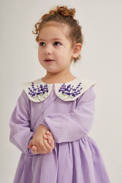 MODA Girl's Lavender Dress