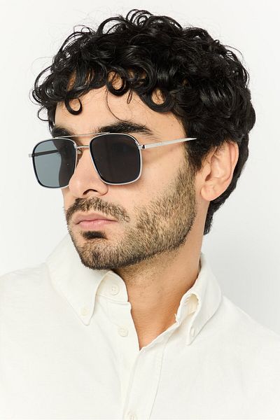 Tommy Hilfiger Men THO ALESSO OM612 Square Sunglasses, Navy