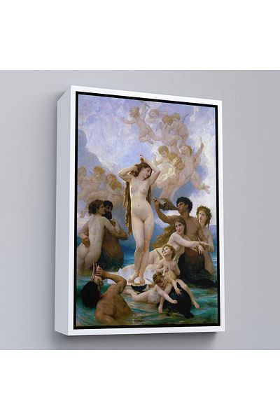 Harita Sepeti Născutul Venezei cu cadru alb La Naissance de Vénus Pictură murală