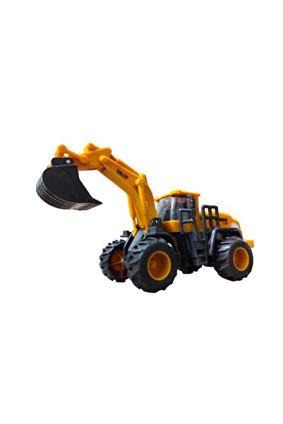 Mıncır Shop Toy Excavator Bucket Toy - Metal Engineering Vehicle Friction 22 cm