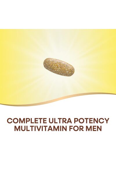 Nature's Way Alive! Men's Daily Multivitamin, Heart & Muscle Support, Methyl B12, Gluten Free, 60 Tablets