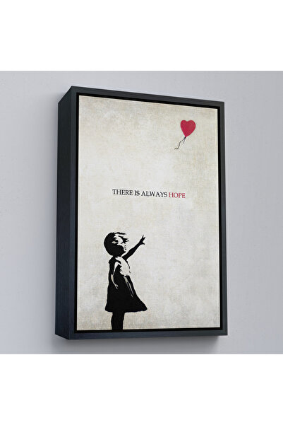 Harita Sepeti Banksy Crveni balon, devojka sa crnim okvirom, dekorativna mode...