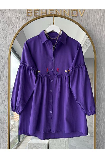 Butik Morose Embroidered Poplin Shirt