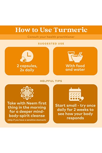 Organic India Turmeric Curcumin with Black Pepper - Organic Joint & Immune Support, 180 Capsules